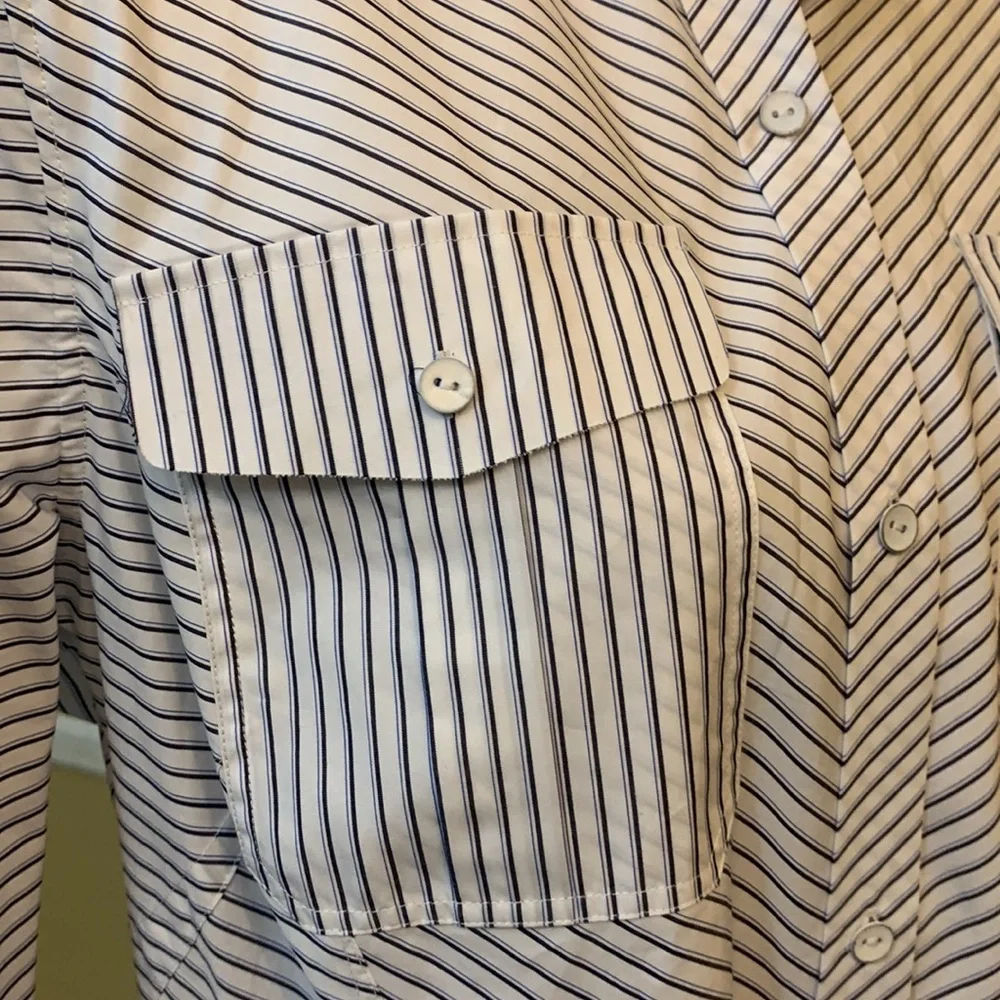 rag & bone White Striped Dress - Picture 5 of 9